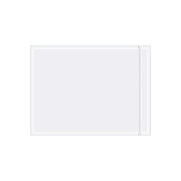 The Packaging Wholesalers Resealable Document Envelopes, 12"L x 9"W, Clear, 500/Pack ENVLNP912 - main